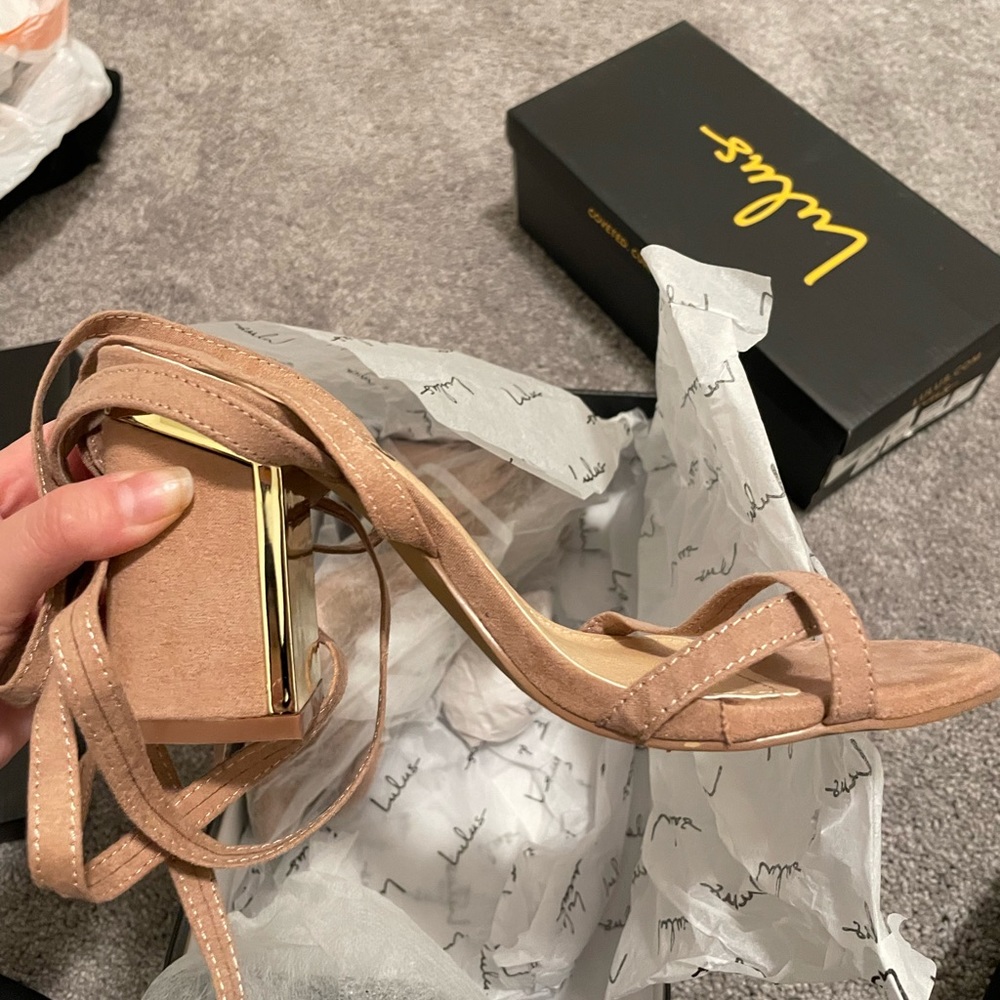 Lulus Mauve ALISIA Heels